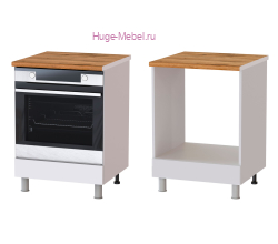 Кухонный шкаф под духовку 600 Плейона (белый)