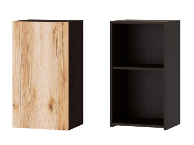 Кухонный шкаф верхний 400 Плейона (венге/дуб делано)