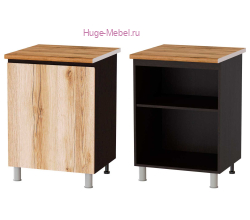 Кухонный шкаф нижний 600 Плейона (венге/дуб делано)