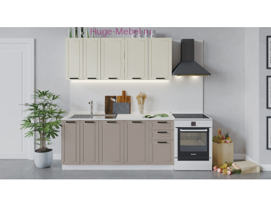 Кухня 1.8 метра "Альфа латте"