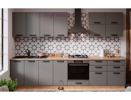 Кухня 320 см "Призма асфальт"