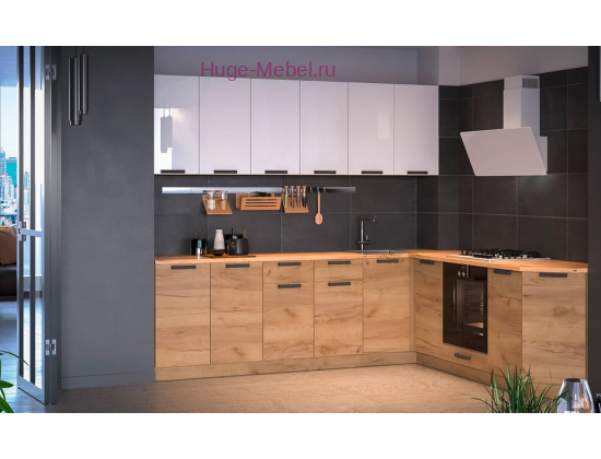 Угловая кухня 260х210 "Пасаденна"