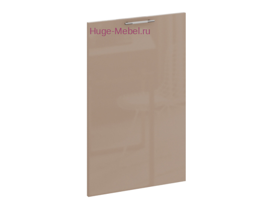 Фасад для посудомоечной машины 450 мм Ф-100 кофе с молоком глянец (Ксения)