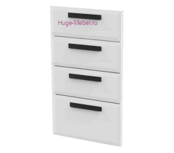 Кухонный фасад Ф-24 белый суперматовый (Призма)