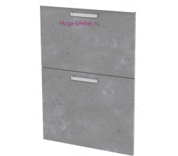 Кухонный фасад Ф-42 бетон темный (Бетон)