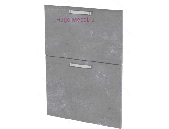 Кухонный фасад Ф-32 бетон темный (Бетон)