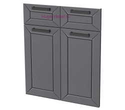 Кухонный фасад Ф-51-М холст вулкан (Альфа)