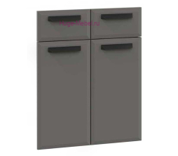 Кухонный фасад Ф-41-М асфальт суперматовый (Призма)