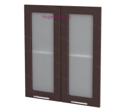 Кухонный фасад Ф-245 шоколад глянец (Ксения)