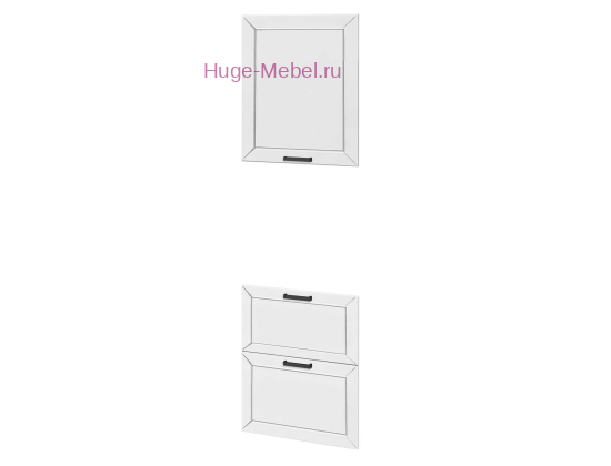 Кухонный фасад Ф-93 холст белый (Альфа)