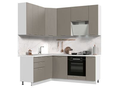 Высокая угловая кухня 200х160 "Катрин"