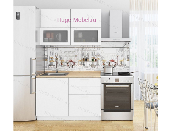 Маленькая кухня 1 метр "Ксения белая"