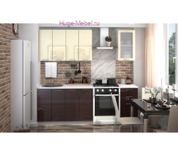 Кухня 160 "Ксения ваниль/шоколад"