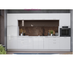 Кухня 3.6 метра "Ксения" глянец