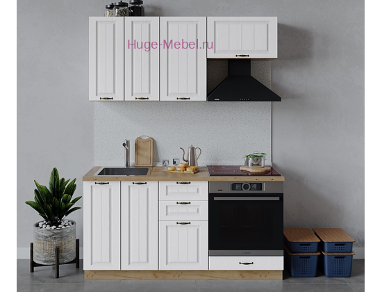 Белая кухня 160 см "Мария"