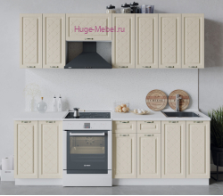 Кухня 240 см "Модена ваниль"