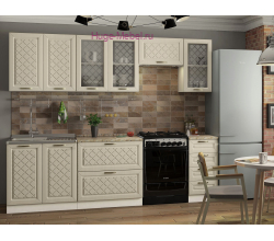 Кухонный гарнитур 260 см "Модена ваниль"