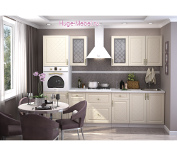 Кухня МДФ 2м 30 см "Модена ваниль"