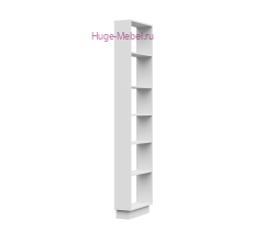 Кухонный пенал торцевой высокий (белый)