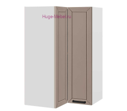 Угловой шкаф верхний прямой высокий 600 Альфа (латте)