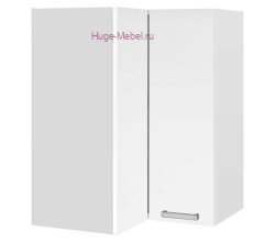 Угловой шкаф верхний прямой 600 Катрин (софт вайт)