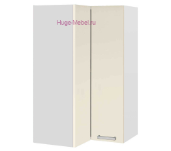 Угловой шкаф верхний прямой высокий 600 Катрин (крем)