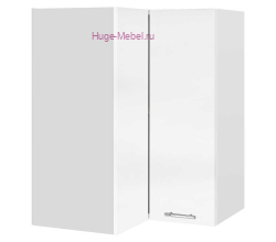 Угловой шкаф верхний прямой 600 Ксения (белый)