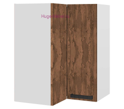 Угловой шкаф верхний прямой 600 Пасаденна (ржавый камень)