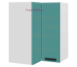 Угловой шкаф верхний прямой 600 Призма (бриз супермат)