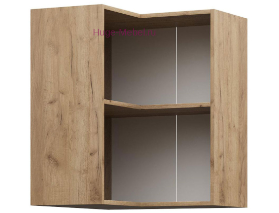 Корпус углового кухонного шкафа прямого 600х720 (дуб крафт)