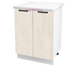 Шкаф кухонный нижний 600 Пасаденна (шелковый камень)