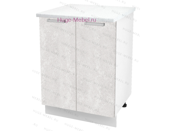 Шкаф кухонный нижний 600 Бетон (бетон белый)