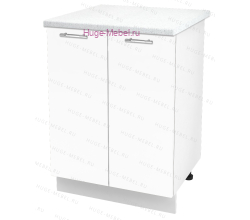 Шкаф кухонный нижний 600 Ксения (белый)