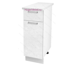 Нижний кухонный шкаф с ящиком  300 Бетон (бетон белый)