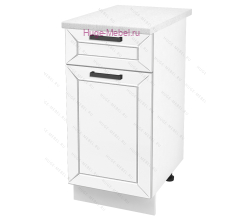 Нижний кухонный шкаф с ящиком  400 Альфа (белый)