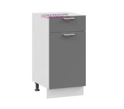 Нижний кухонный шкаф с ящиком 400 Катрин (софт графит)