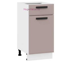Нижний кухонный шкаф с ящиком 400 Призма (мокко супермат)