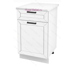 Нижний кухонный шкаф с ящиком  500 Альфа (белый)