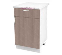 Нижний кухонный шкаф с ящиком  500 Дина (шимо темный)