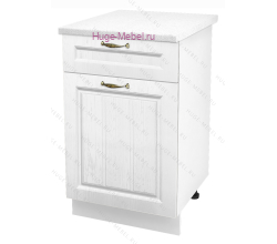 Нижний кухонный шкаф с ящиком  500 Мария (белый)