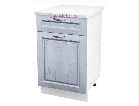 Нижний кухонный шкаф с ящиком  500 Мария (сталь)