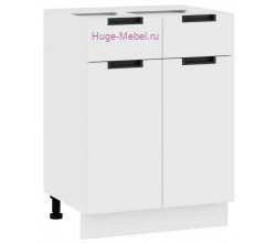 Нижний кухонный шкаф с ящиком 600 Сахара (белый)