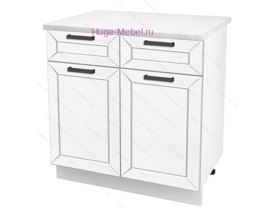 Нижний кухонный шкаф с ящиком  800 Альфа (белый)