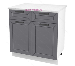 Нижний кухонный шкаф с ящиком  800 Альфа (вулкан)