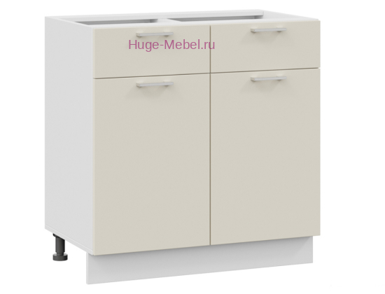 Нижний кухонный шкаф с ящиком 800 Катрин (крем)