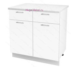 Нижний кухонный шкаф с ящиком  800 Ксения (белый)