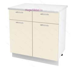 Нижний кухонный шкаф с ящиком  800 Ксения (ваниль)