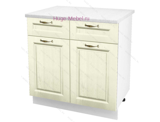 Нижний кухонный шкаф с ящиком  800 Мария (крем)