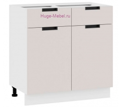 Нижний кухонный шкаф с ящиком 800 Сахара (мокко)