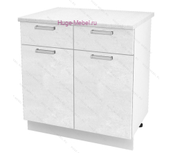 Нижний кухонный шкаф с ящиком  800 Бетон (бетон белый)